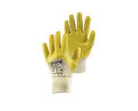 Werkhandschoen NBR Allround Geel Maat 9/L (144 paar)
