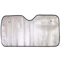 Concorde Auto zonnescherm - aluminium - L70 x B150 cm - voorruitscherm - 2 zuignappen
