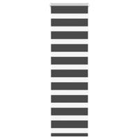 Zebra rolgordijn 45x150 cm stofbreedte 40,9 cm zwart