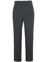 Haider Ackermann pantalon crop à pois - Noir