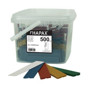 pgb-Europe - HAPAX assortment platte wiggen 22x95/500st - HAP051N00SET02M