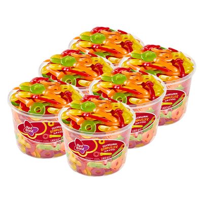 Red Band - Gum Foppies - 6x 100 stuks