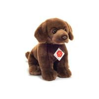 Hermann Teddy knuffel Labrador zittend donkerbruin - 25 cm
