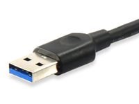 Equip 12834107 USB-kabel 1 m USB 3.2 Gen 2 (3.1 Gen 2) USB A USB C Zwart - thumbnail