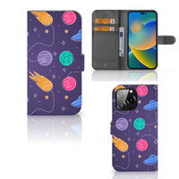 iPhone 14 Pro Max Wallet Case met Pasjes Space - thumbnail