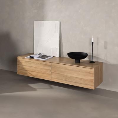 Nohr Hangend TV-meubel 'Ericka' Eikenlook, 160cm, kleur Naturel
