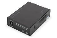 Digitus DN-82124 netwerk media converter 1000 Mbit/s 1310 nm Single-mode, Multimode Zwart - thumbnail