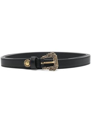 Versace Jeans Couture ceinture à boucle logo - Noir