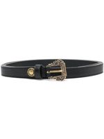 Versace Jeans Couture ceinture à boucle logo - Noir