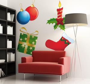 Sticker set kerstmis