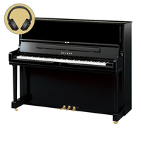 Yamaha YUS1 SH3 PE messing silent piano (zwart hoogglans) - thumbnail