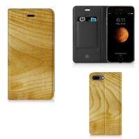 Apple iPhone 7 Plus | 8 Plus Book | Wallet Case | Licht Hout
