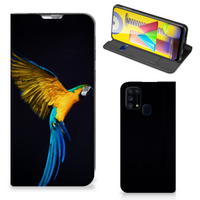 Samsung Galaxy M31 Hoesje maken Papegaai - thumbnail