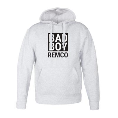 Hoodie voor heren bedrukken - Grijs - XXL