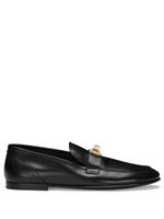 Dolce & Gabbana logo-plaque leather loafers - Noir - thumbnail