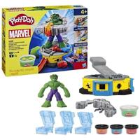 Play-Doh Hulk schiaccia tutto, set di pasta da modellare con statuetta di Hulk, dai 4 anni, Marvel