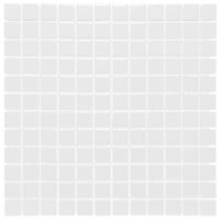 Tegelsample: The Mosaic Factory Barcelona vierkante mozaïek tegels 30x30 extra wit - thumbnail