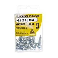 Zelfb.schroef 4,2x16mm verz 22st - Deltafix