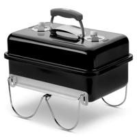 WEBER Charcoal Go-Anywhere Charcoal Charcoal Grill - Chroomstaal - Zwart
