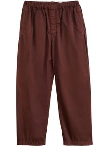 LEMAIRE pantalon court à taille élastique - Rouge