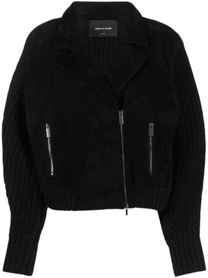 Fabiana Filippi veste en maille à fermeture zippée - Noir