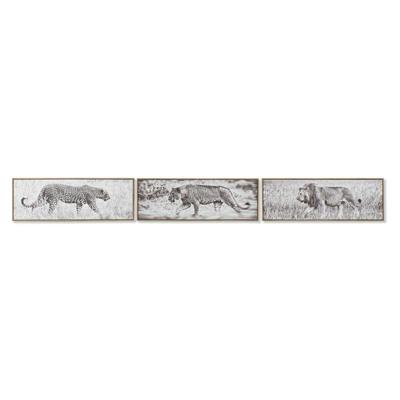 Canvas DKD Home Decor Polypropyleen Canvas 92,5 x 3,5 x 32 cm
