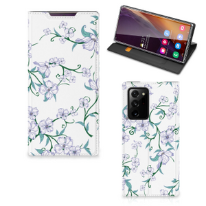 Samsung Galaxy Note 20 Ultra Uniek Smart Cover Blossom White