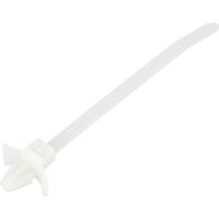 TRU COMPONENTS TC-13030680 TC-WM-100-4.8-N Kabelbinder 100 mm 4.8 mm Natuur Met vleugelsluiting, Chemische bestandigheid 100 stuk(s)