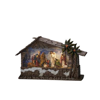 LED Kerstlantaarn kerststal - Konstsmide