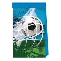 Globos papieren feestzakjes fsc voetbal fans, 4st.