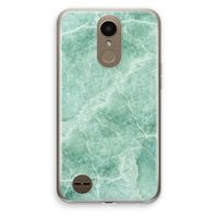 Groen marmer: LG K10 (2017) Transparant Hoesje