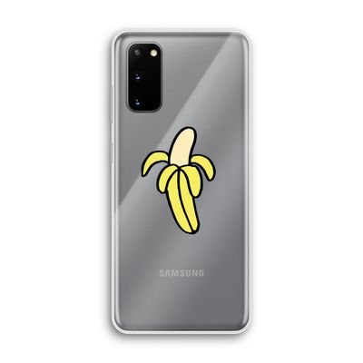 Banana: Samsung Galaxy S20 Transparant Hoesje