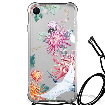 iPhone SE 2022 | 2020 | 8 | 7 Case Anti-shock Bird Flowers iPhone SE 2022 | 2020 | 8 | 7 Case Anti-shock Bird Flowers