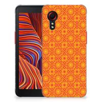 Samsung Galaxy Xcover 5 TPU bumper Batik Oranje