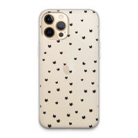 Kleine kattenkopjes: iPhone 13 Pro Max Transparant Hoesje