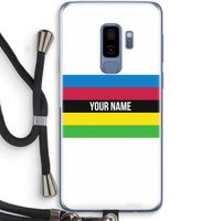 WK Wielrennen: Samsung Galaxy S9 Plus Transparant Hoesje met koord
