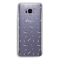 Hipster stripes: Samsung Galaxy S8 Transparant Hoesje