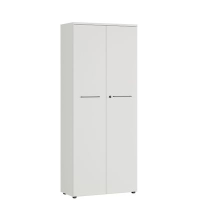 Hoge dichte kantoorkast Ergonoma Lichtgrijs
