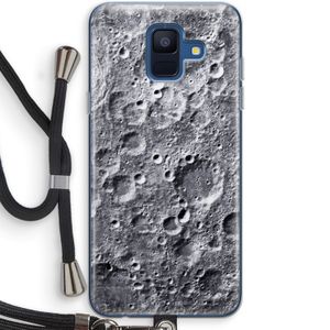 Maanlandschap: Samsung Galaxy A6 (2018) Transparant Hoesje met koord