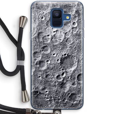 Maanlandschap: Samsung Galaxy A6 (2018) Transparant Hoesje met koord