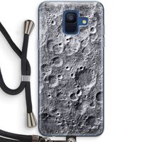 Maanlandschap: Samsung Galaxy A6 (2018) Transparant Hoesje met koord