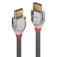 LINDY 37871 HDMI-kabel HDMI Aansluitkabel HDMI-A-stekker, HDMI-A-stekker 1.00 m Grijs
