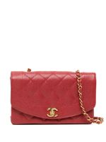 CHANEL Pre-Owned petit sac porté épaule Diana (1995) - Rouge - thumbnail