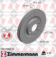 Remschijf Coat Z 370308820