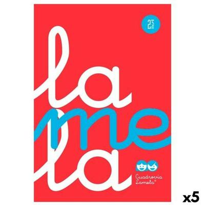 Schrift Lamela Rood Din A4 80 Lakens (5 Stuks)