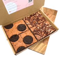 Browniebox 16 stuks - Kies zelf 2 smaken