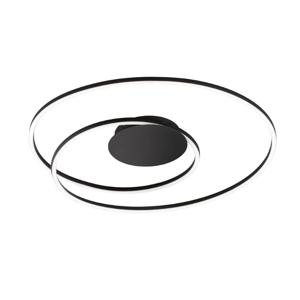 Fischer & Honsel Zwarte design plafondlampHoly met led - 21280