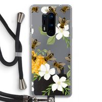 No flowers without bees: OnePlus 8 Pro Transparant Hoesje met koord