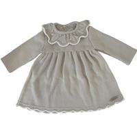 Martin Aranda licht grijs gebreid jurkje