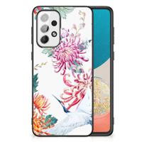 Samsung Galaxy A73 Dierenprint Telefoonhoesje Bird Flowers